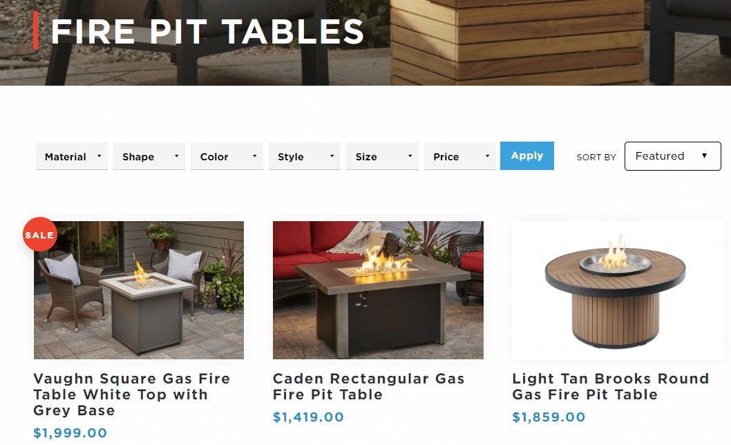 What Are the Different Types of Fire Pit Tables? Our specially curated collection of fire pit